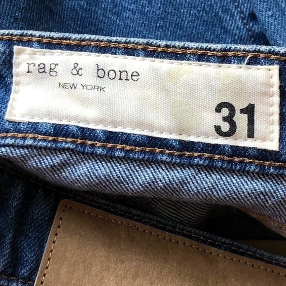 Rag & Bone NWT Nina Straight High Rise Ankle Cigarette Jean Size 31 - Picture 4 of 15